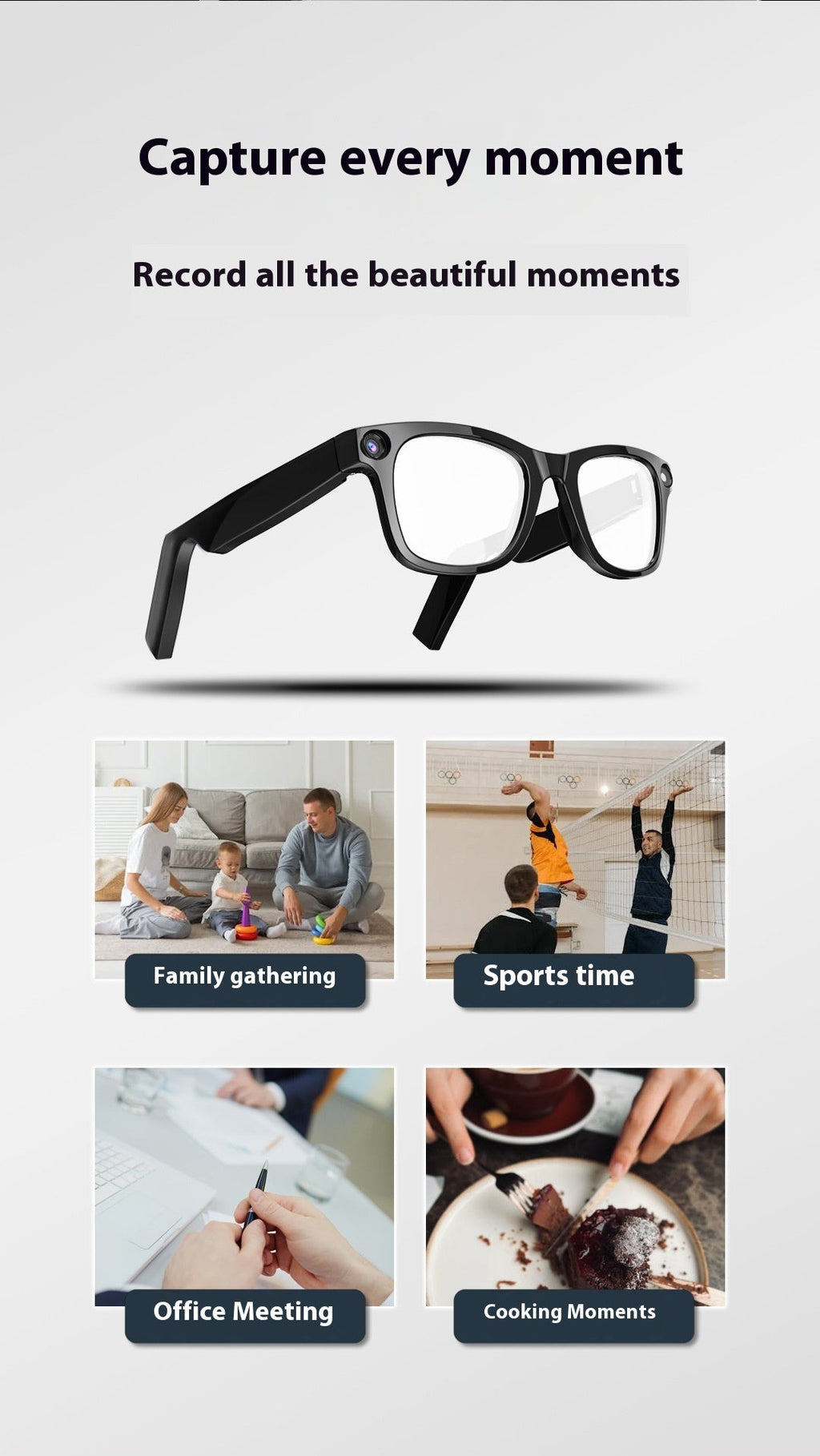 AI Camera Smart Glasses Creole-boutique