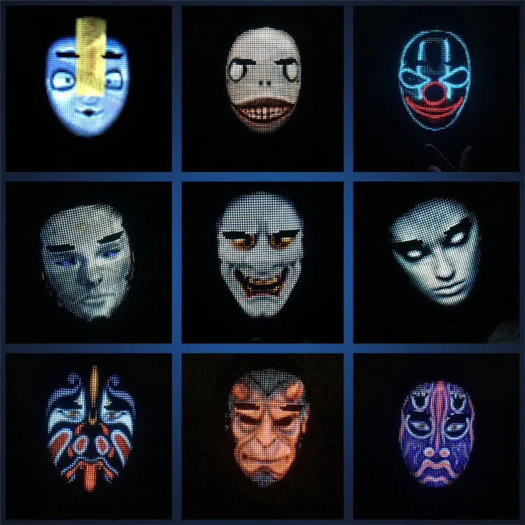 LED Face-Changing Glow Mask Creole-boutique