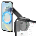 for Tesla Phone Mount, Magsafe Strongest Magnetic Tesla Phone Holder for Tesla Model 3/Model Y/Cybertruck Accessories 2024, No Glue for Car Phone Mount for Tesla with Magnetic Ring Fits for All Phones