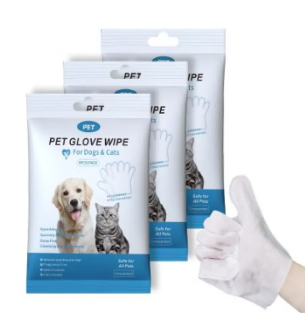 Pet Cleaning Gloves & Wipes Creole-boutique