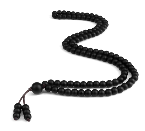 Men's Natural Stone Malachite 108 Beaded Necklace Creole-boutique