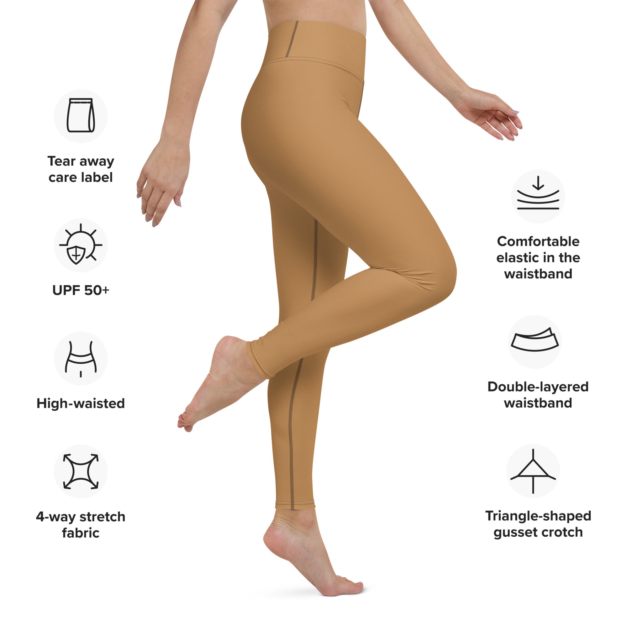 Women's Tropical Driftwood Yoga Leggings