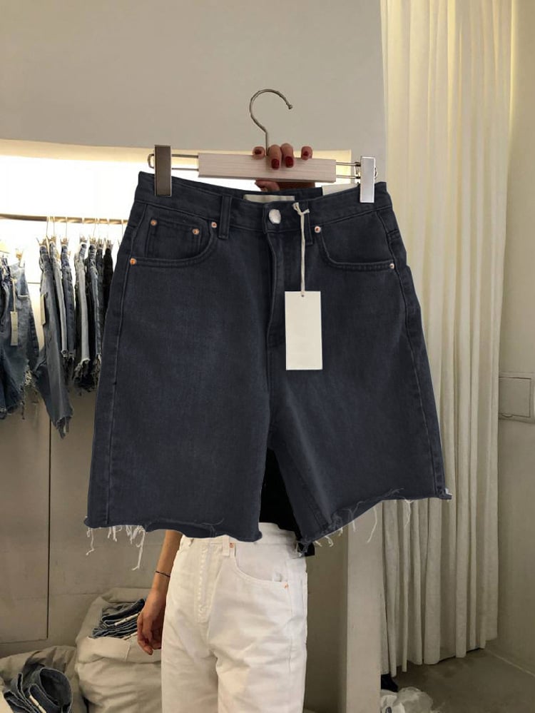Loose Casual Women's Five-Point Denim Shorts Creole-boutique