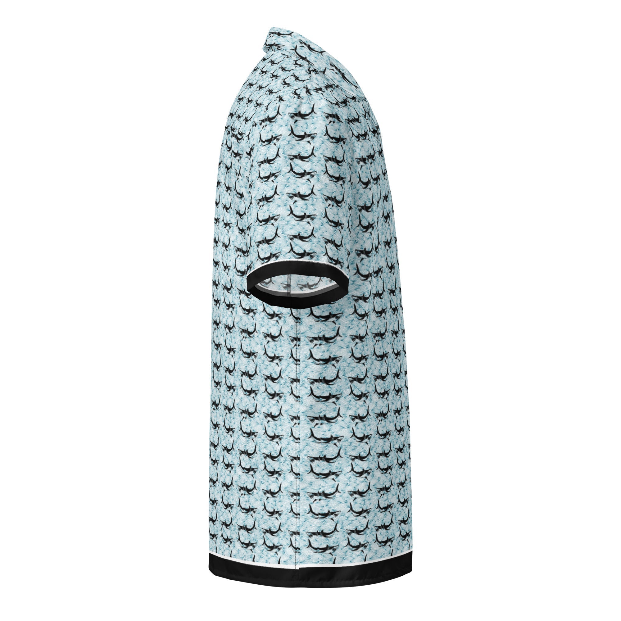 Shark Frenzy button-down shirt