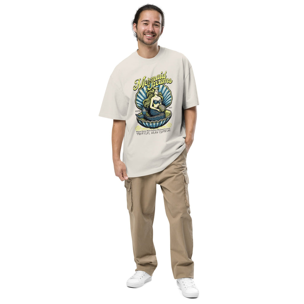 Oversized Mermaid Dreams faded t-shirt Creole-boutique