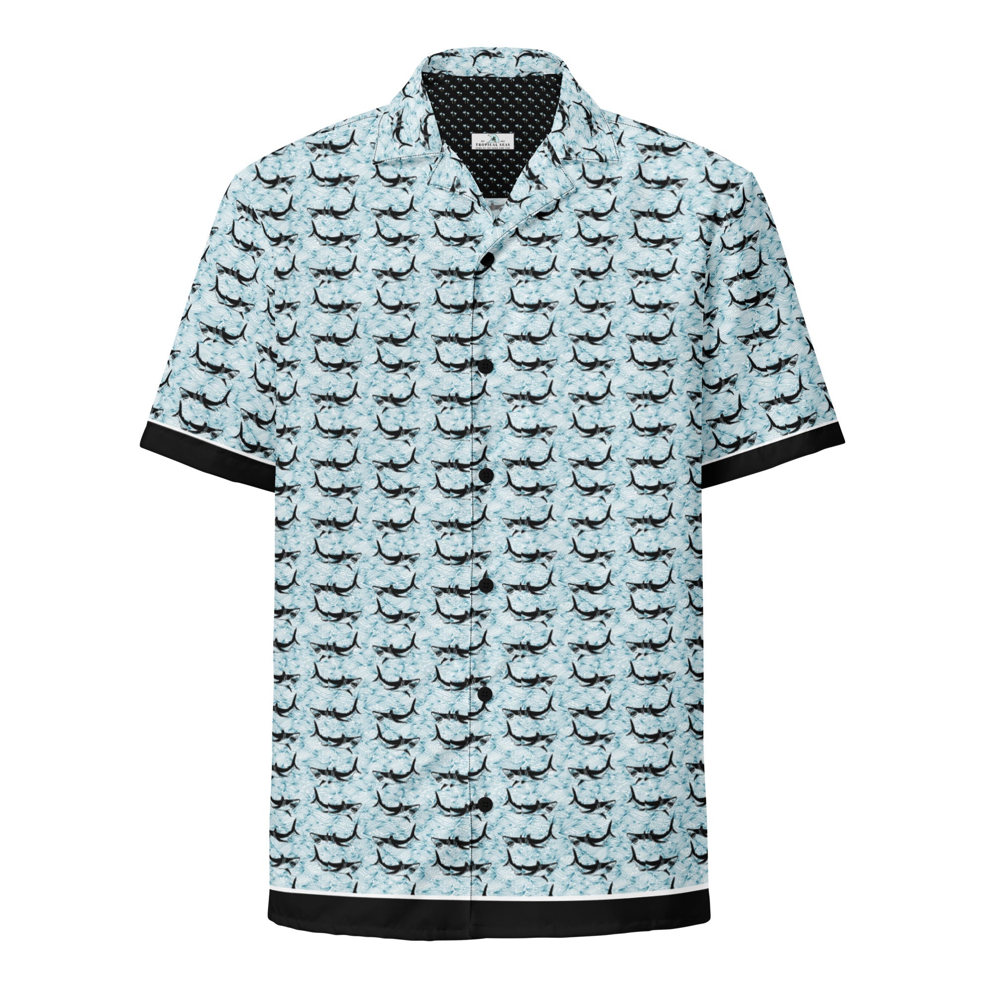 Shark Frenzy button-down shirt