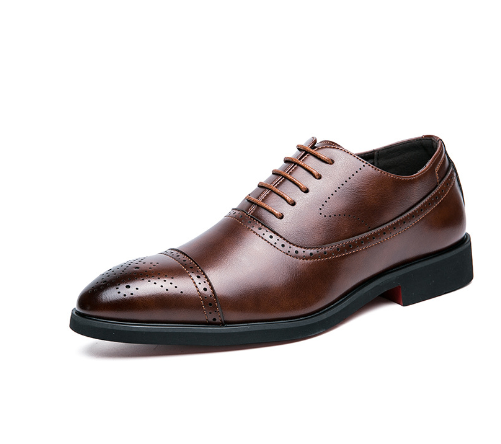 Chaussures britanniques décontractées en cuir pour hommes