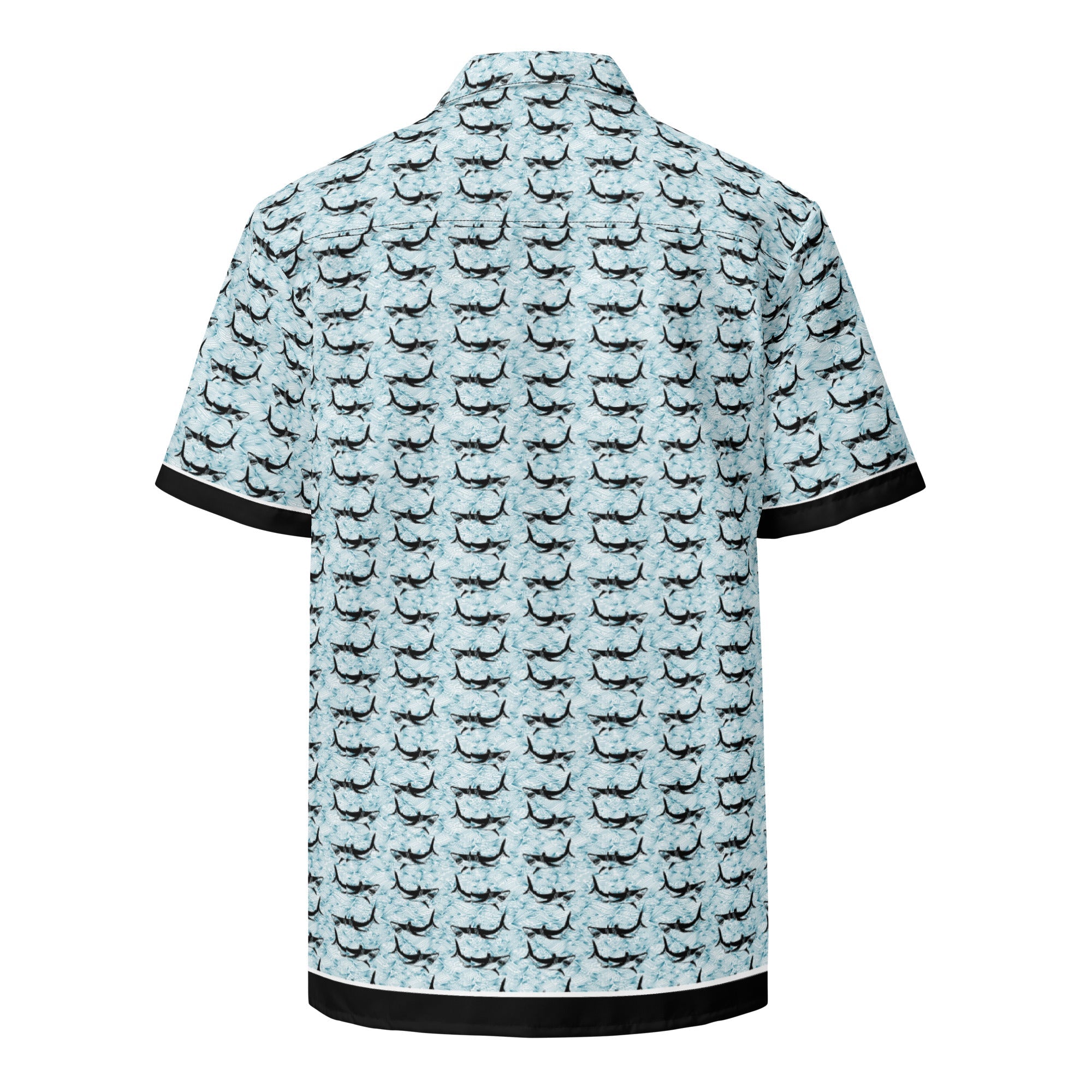 Shark Frenzy button-down shirt