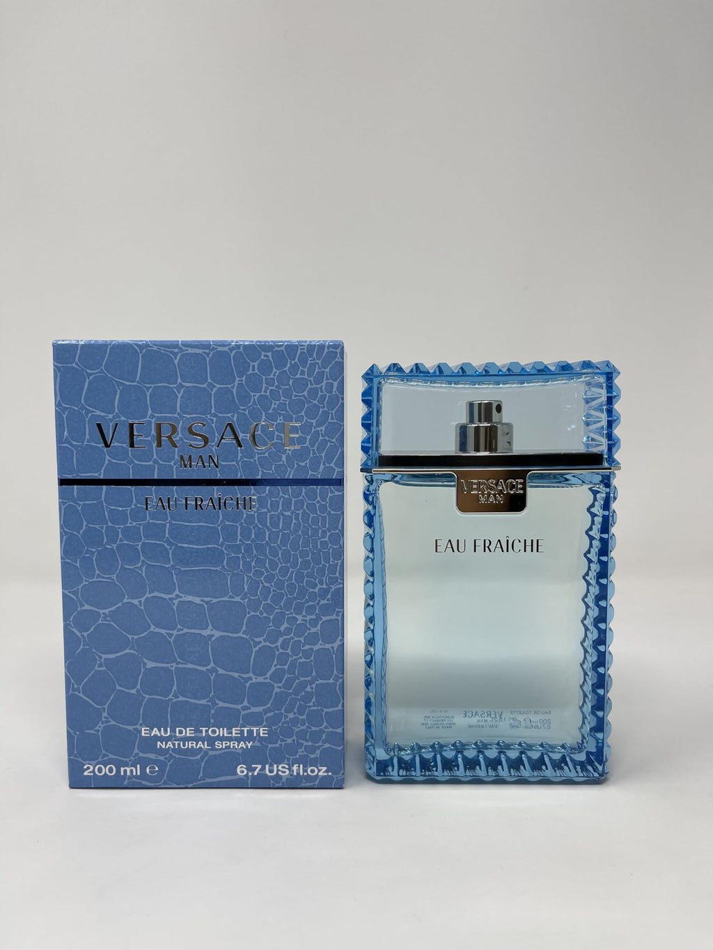 Versace Man by Versace Eau Fraiche Eau De Toilette Spray Blue 6.7 oz Men Creole-boutique
