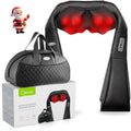 cotsoco Shiatsu Back Neck and Shoulder Massager with Heat, Deep Tissue 3D Kneading Pillow Electric Full Body Massager for Legs, Foot, Body Muscle Pain Relief, Gifts for Mom Dad