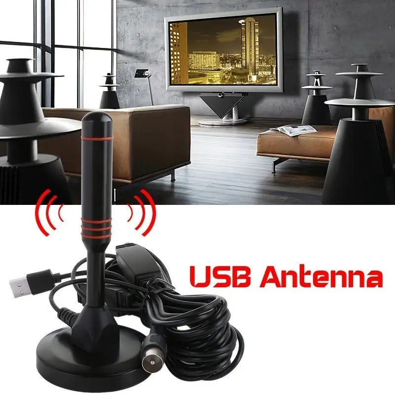 Indoor/Outdoor Suction Cup TV Antenna DTMB DVB-T2 Creole-boutique