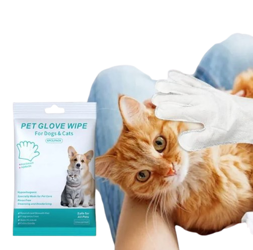 Pet Cleaning Gloves & Wipes Creole-boutique