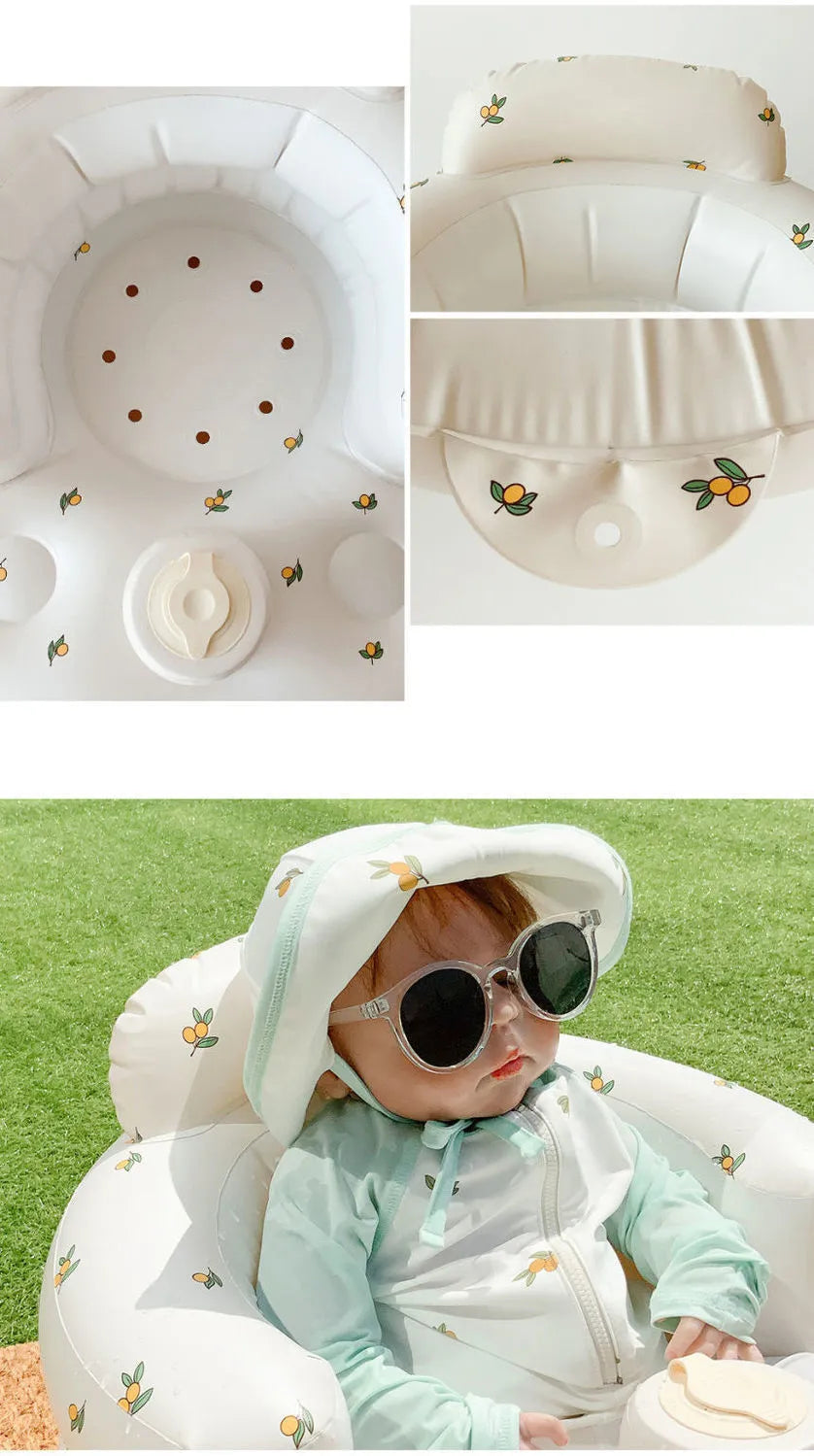 Inflatable Baby Chair for Dining & Bath Creole-boutique