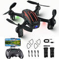 Drones for Kids 8-12, 1080P Camera Drone for Kids and Adults, FPV Drone with 2 Batteries, Mini Drone Gesture Photo, WiFi RC Quadcopter, 3 Speed Modes, 3D Flips, Altitude Hold, Kids Drones for Boys