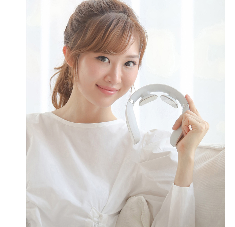 Smart Neck Massager with Electrical Pulse and Vibration