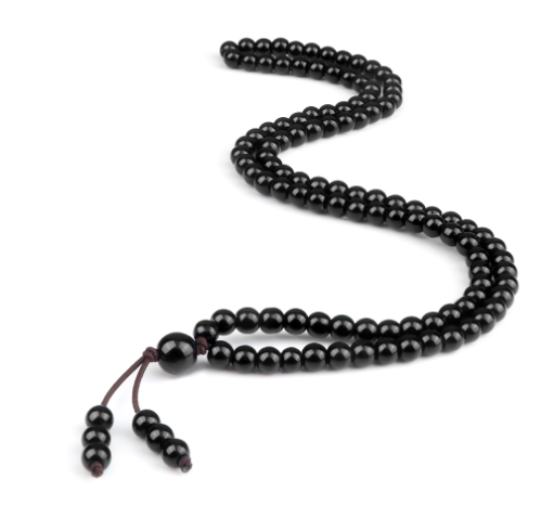 Men's Natural Stone Malachite 108 Beaded Necklace Creole-boutique