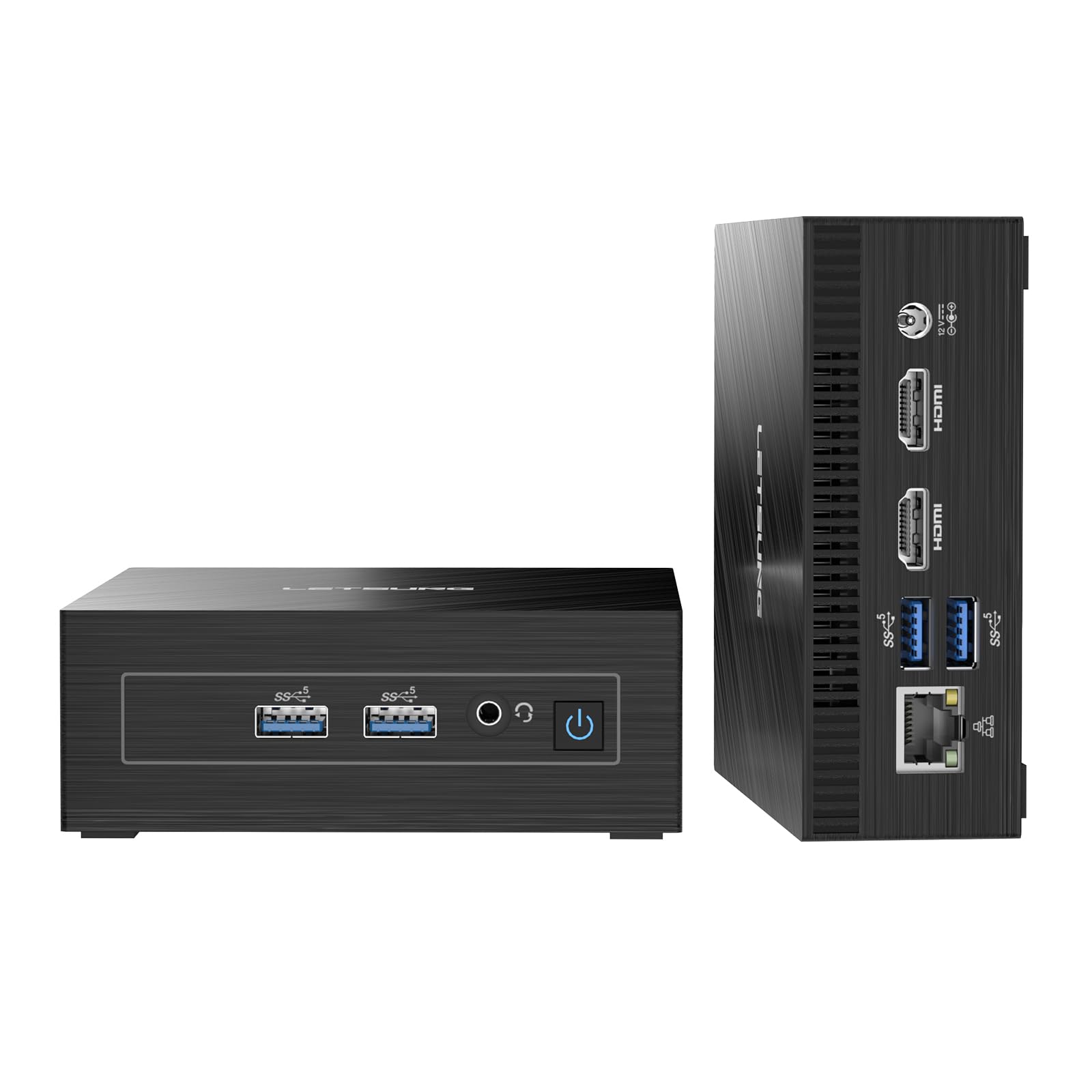 AIR11SE Mini PC Computer with Win 11 6GB RAM LPDDR4 128GB M.2 SSD up to 512GB Versatile Mini NUC Computer with Intel Celeron N4000 Home/Office Mini Desktop Computer WiFi5/BT4.2/HDMI