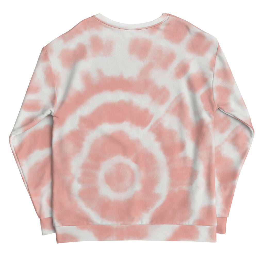 Peach Tie-Dye Vibe Tropical Sweatshirt Creole-boutique