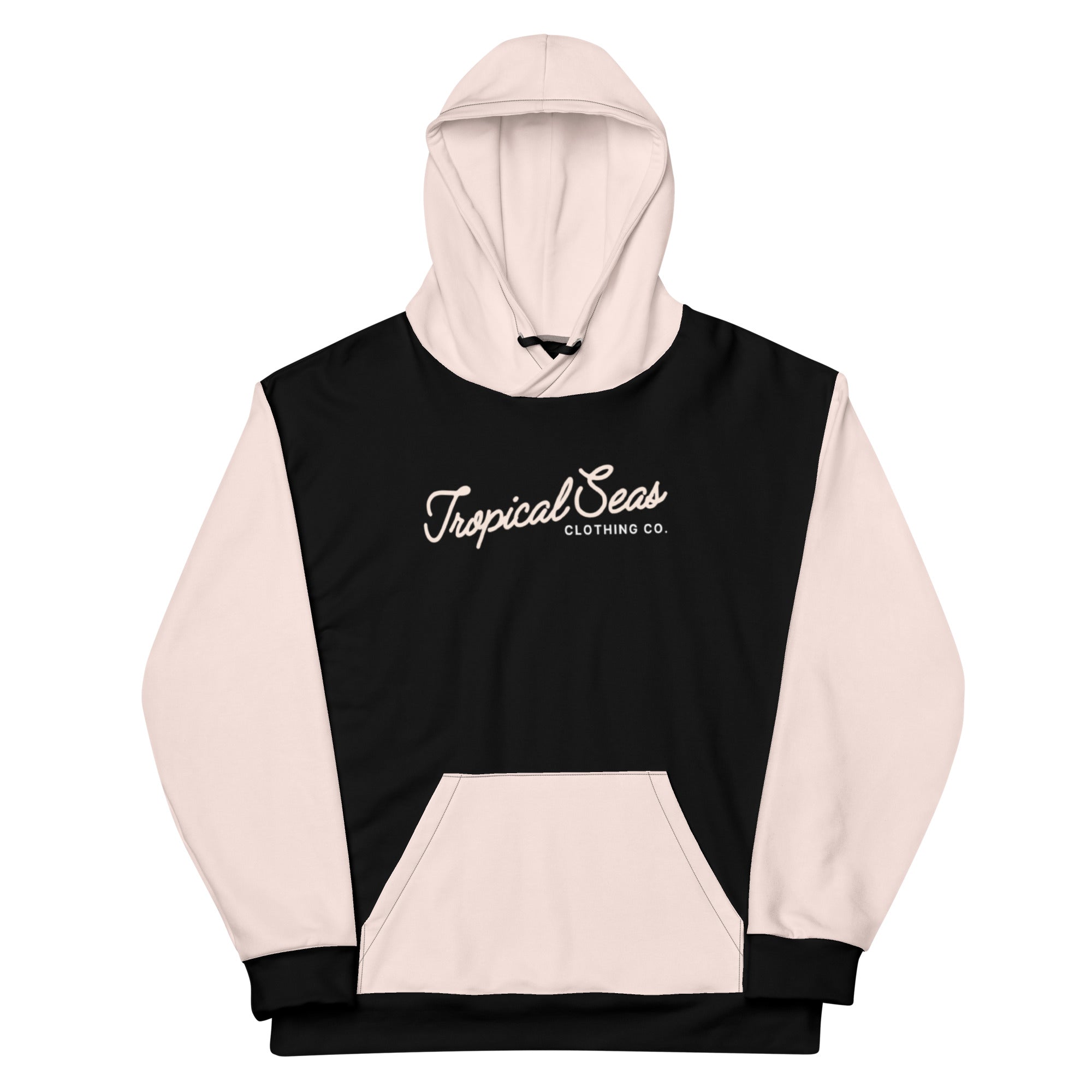 Pink Sand Two-Toned Tropical Seas Hoodie Creole-boutique