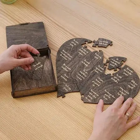 2024 Valentine's Day Wooden Love Puzzle Creole-boutique