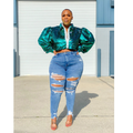 Women's Large Denim Trousers