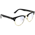 Glassy Morrison Premium Blue Light Blocking Glasses For Kids Anti Eyestrain and Fatigue Glasses for Computer and Gaming Black/Gold frame