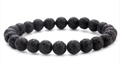 Bracelet élastique perlé avec pierres naturelles d'œil de tigre