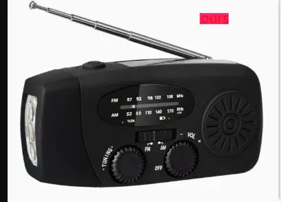 Solar Hand Crank USB Charging Radio Flashlight Creole-boutique