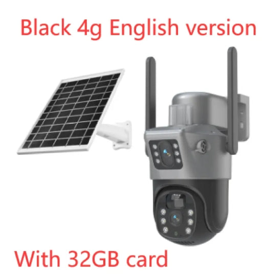 Caméra de surveillance solaire