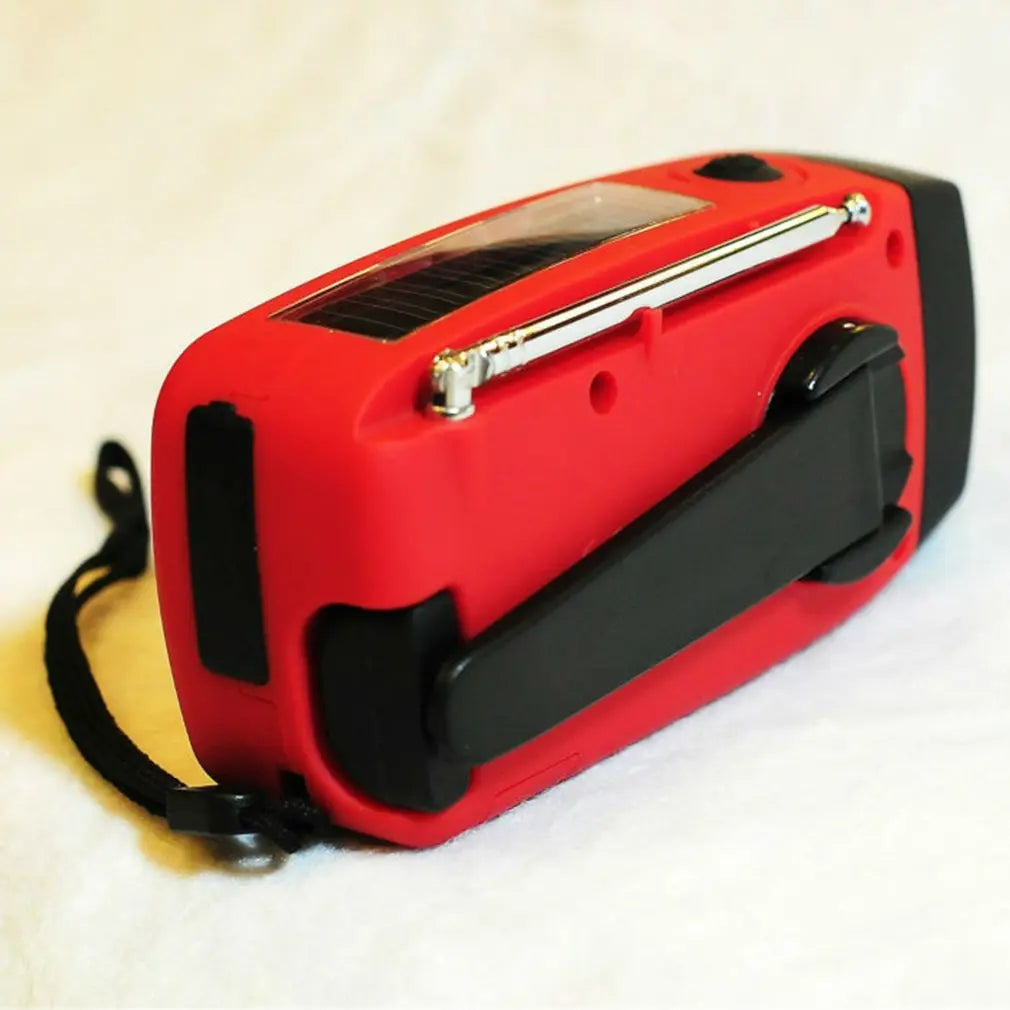 Solar Hand Crank USB Charging Radio Flashlight Creole-boutique