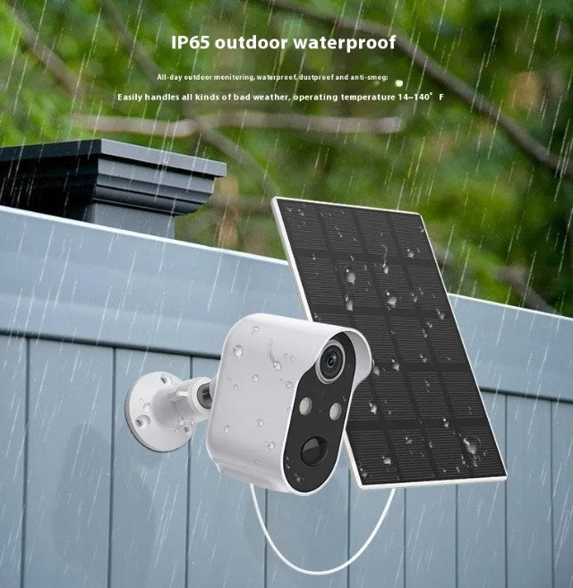 Caméra solaire de surveillance sans fil