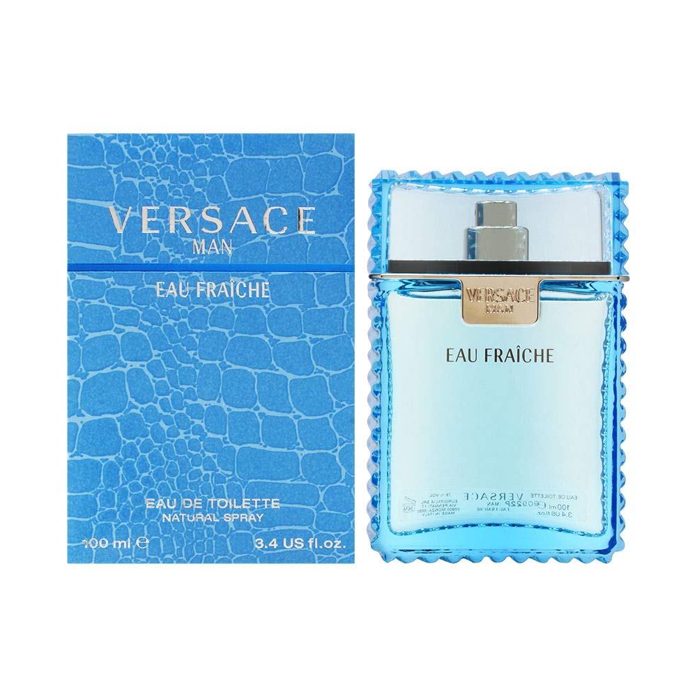 Versace Man Eau Fraiche by Versace for Men 3.4 oz Eau de Toilette Spray Creole-boutique