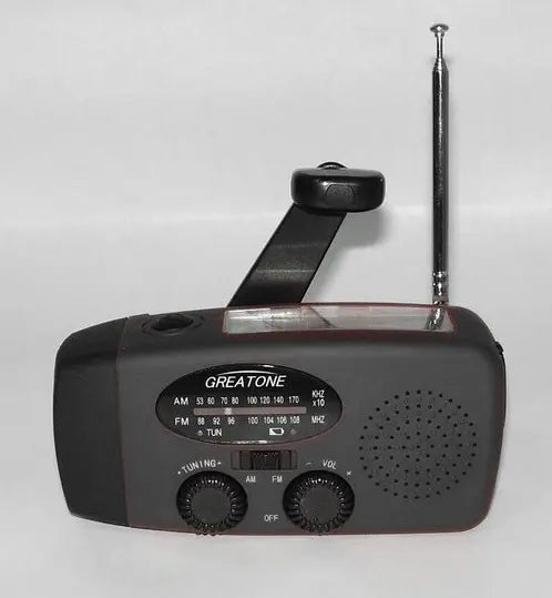 Solar Hand Crank USB Charging Radio Flashlight Creole-boutique