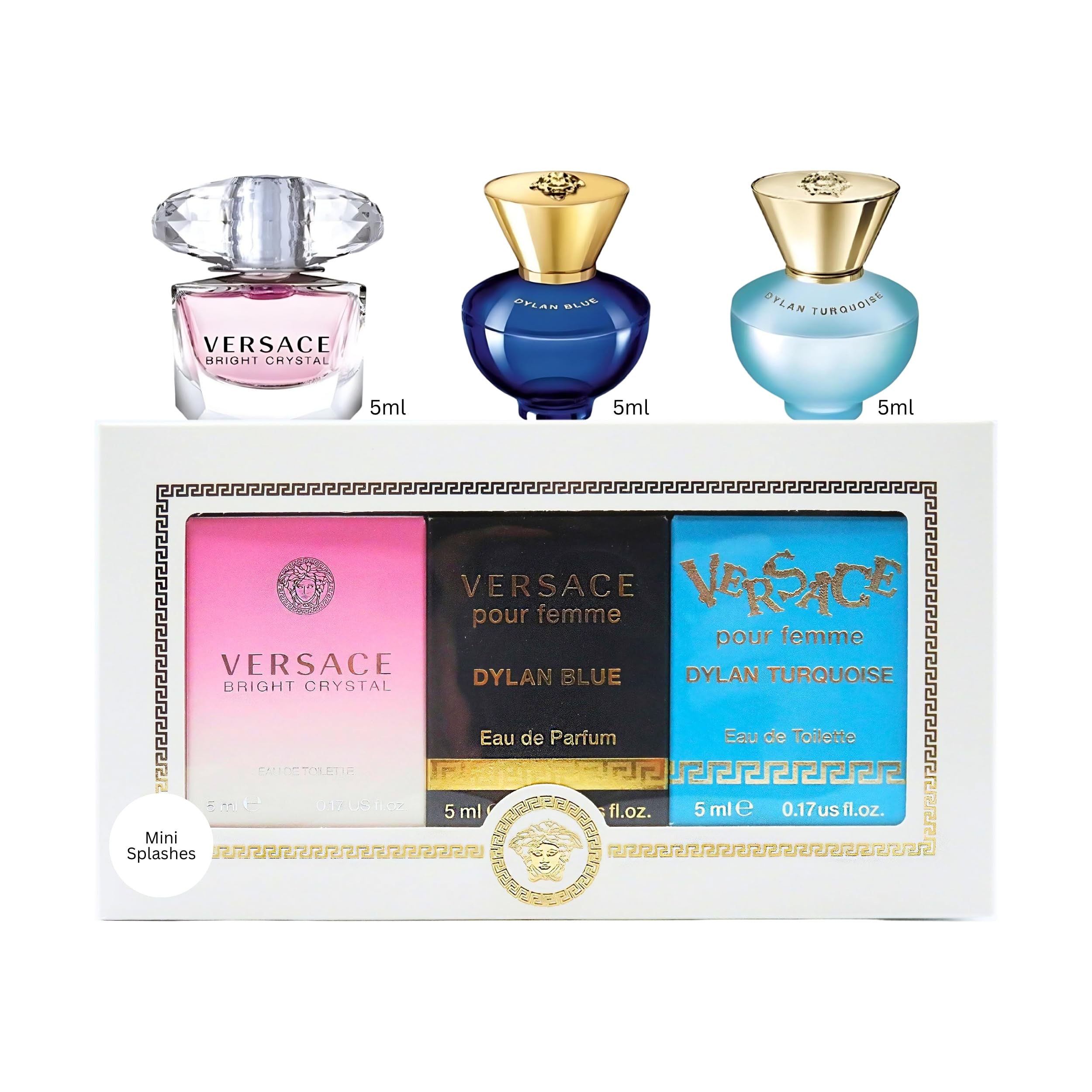 Coffret 3 Mini Parfums pour Femme (inspirés de Versace) Creole-boutique