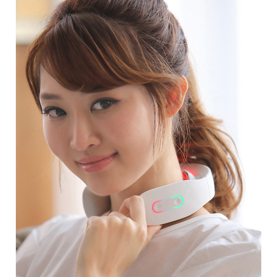 Smart Neck Massager with Electrical Pulse and Vibration
