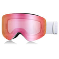 RIGWARL Ski Goggles for Women and Men - 100% UV Protection, Anti-Fog Snow Goggles, OTG, Helmet Compatible Snowboard Goggles for Adults