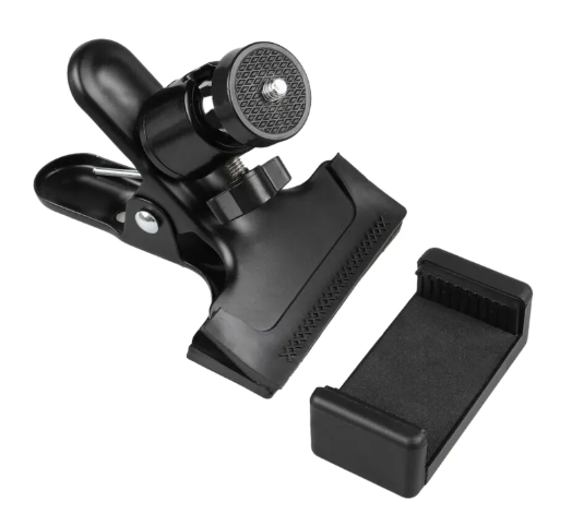 Support de téléphone avec pince pour guitare
