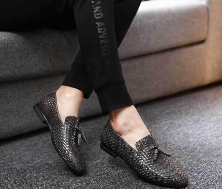 Men's Woven Loafers for Summer