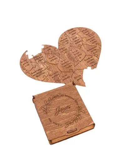 2024 Valentine's Day Wooden Love Puzzle Creole-boutique