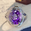 Amethyst Fashion Ring for Women Creole-boutique