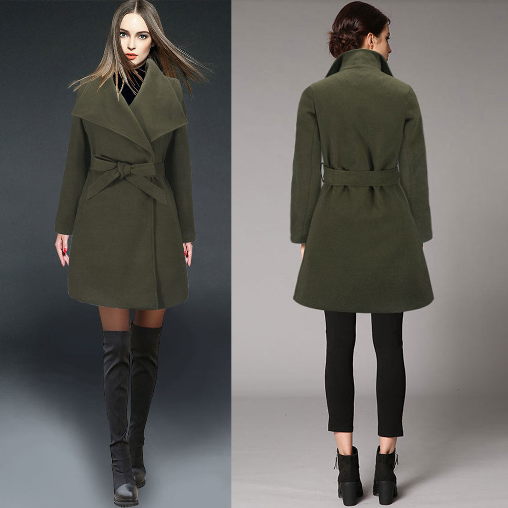 Manteau en laine pour femme