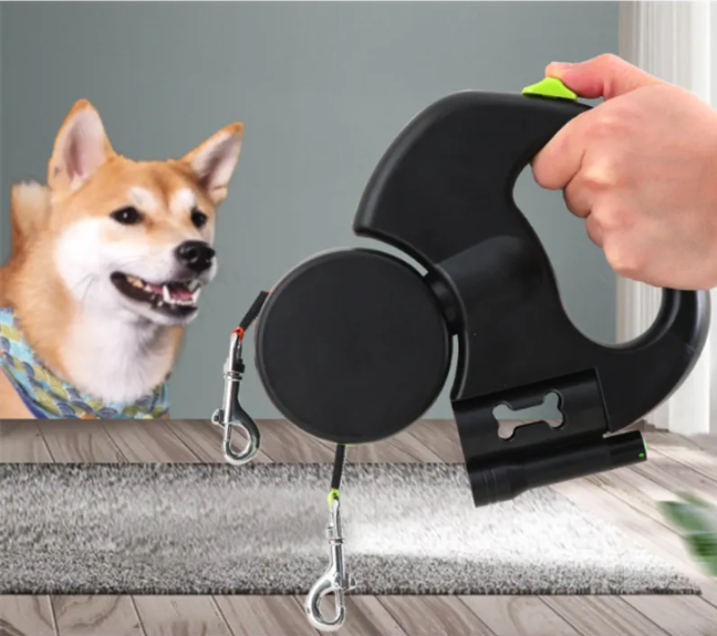 Auto Double Dog Leash Creole-boutique
